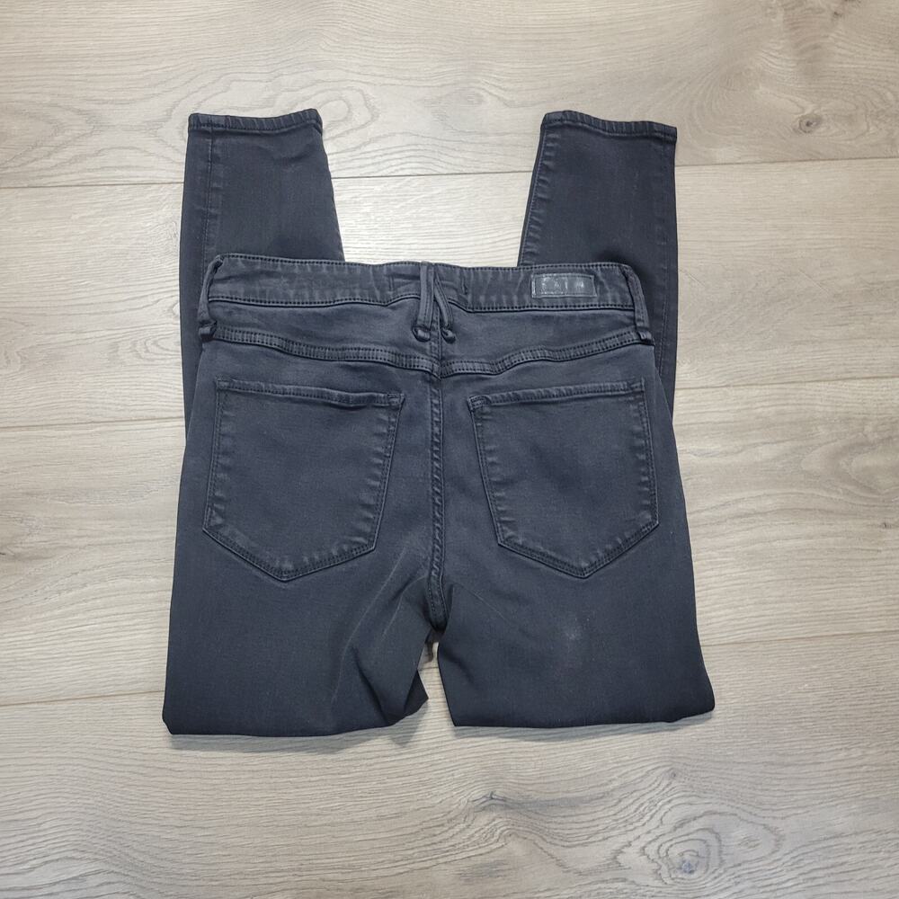 Abercrombie and Fitch Jeans Women 28x23 Black Denim Skinny Fit Preppy Stretch